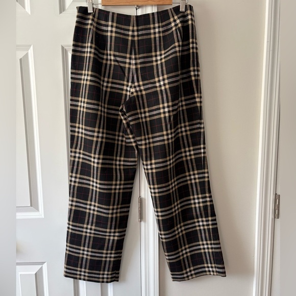 Talbots Plaid Wool Petites Pants - Picture 5 of 11